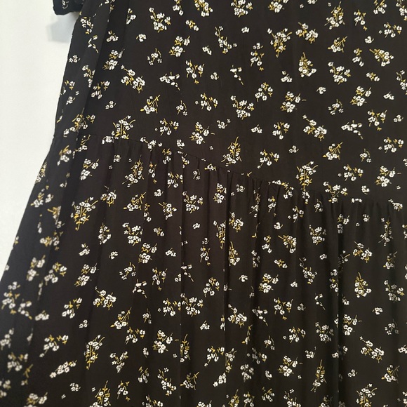 Old Navy Black Floral Mini Dress - Picture 7 of 7